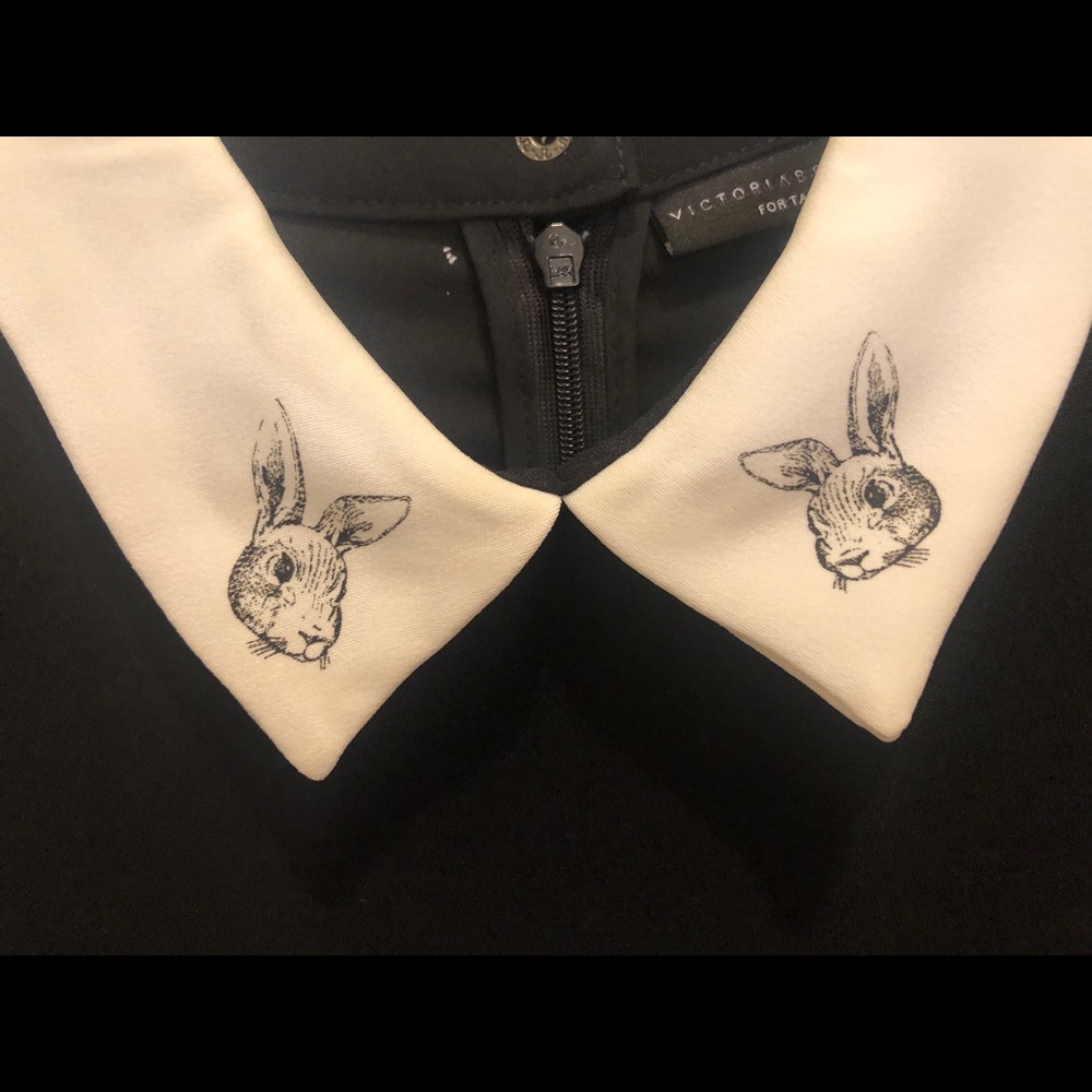 Victoria Beckham bunny dress (black)